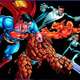 Illustration for article titled Who has the best knockoffs and parodies: Superman or the Fantastic Four?